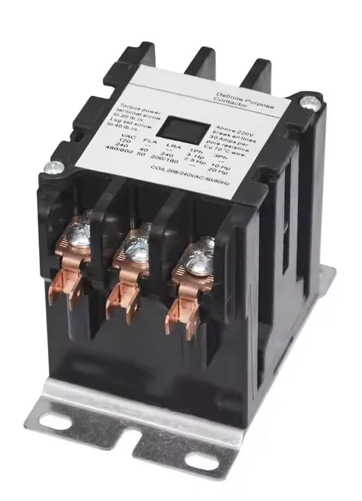 Wholesale High Quality 1P-20A-24V Ac Contactor Connectors 220V 380V 12V 24V 36V 110V Magnetic Ac Types of Compressor Contactors