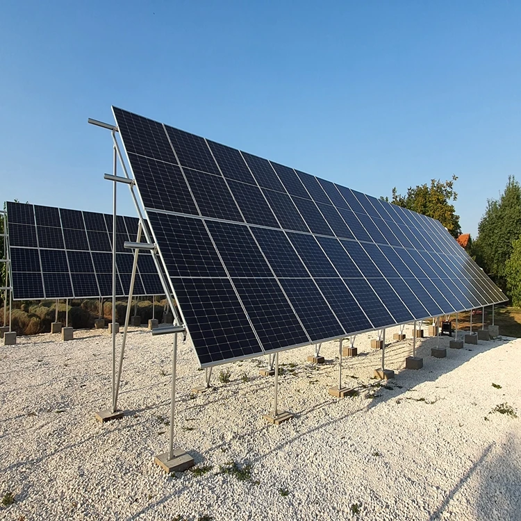 Home Ground Solar Panel Stand Concrete Based Foundation