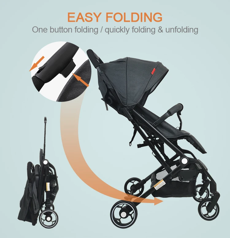 Wholesale Poussette Compact 360 Stroller Light Weight Baby Travel Trolley Baby Stroller Coche Baratos Baby Stroller