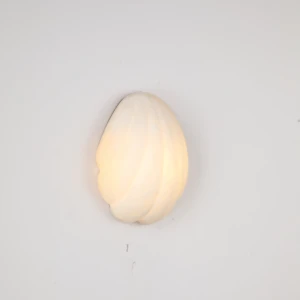 ECOJAS High Quality Spain Alabaster Shell Shape Marble Wall Lamp for Villa Hotel Guest Room Decor Lighting