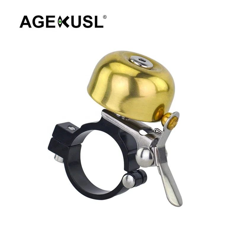 Мини звонок-звонок AGEKUSL для велосипеда складного Brompton Dahon Классический Латунный велосипед