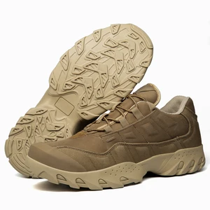 Zstep Archon Trail Running Shoes Outdoor Hiking Shoes Industrial Tactical Combat Sneakers Khaki Rubber Outsole Outdoor