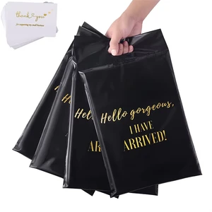 Poly Mailers 10x13 Inch Build-in Handle 3mil Extra Thick Self Adhesive Packaging Bags Clothing Packaging Mailing Bags