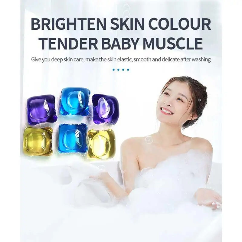 И шарик Pva Водорастворимая пленка гель для душа оптом чистые нежные бусины ванны