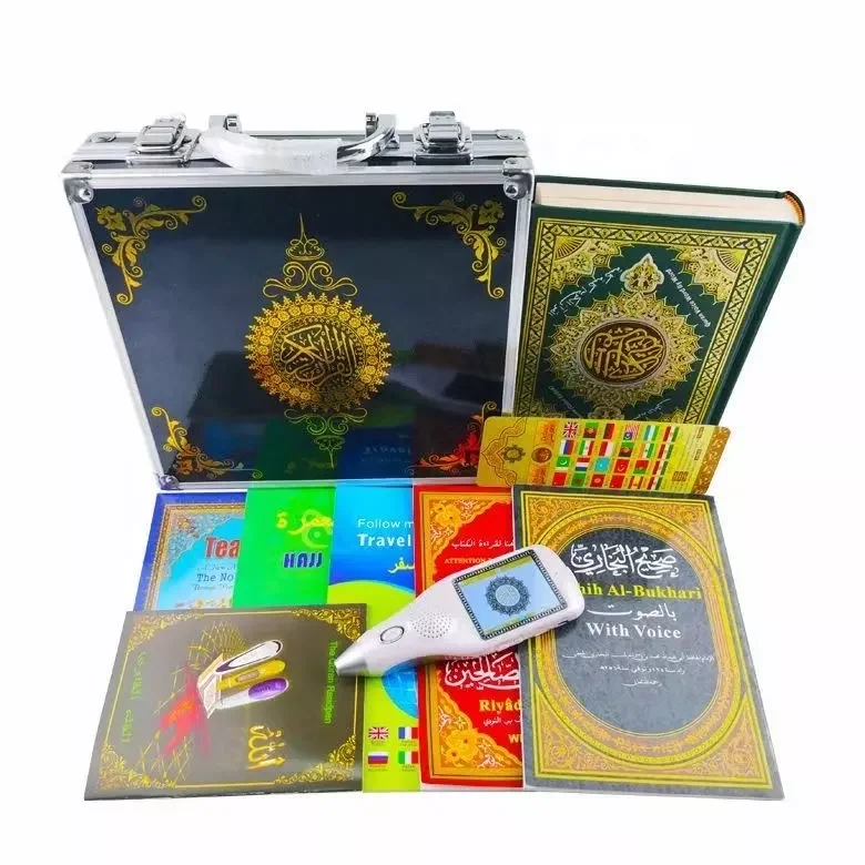 Ramadan デジタルコーランペン コーランプレーヤー ペンリーダー 8GB ゴールドカラー ハイエンドワード Tajweed 並行輸入品