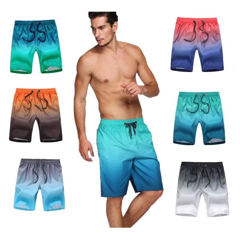 Gradient Beach Pants Quick Dry Swimming 