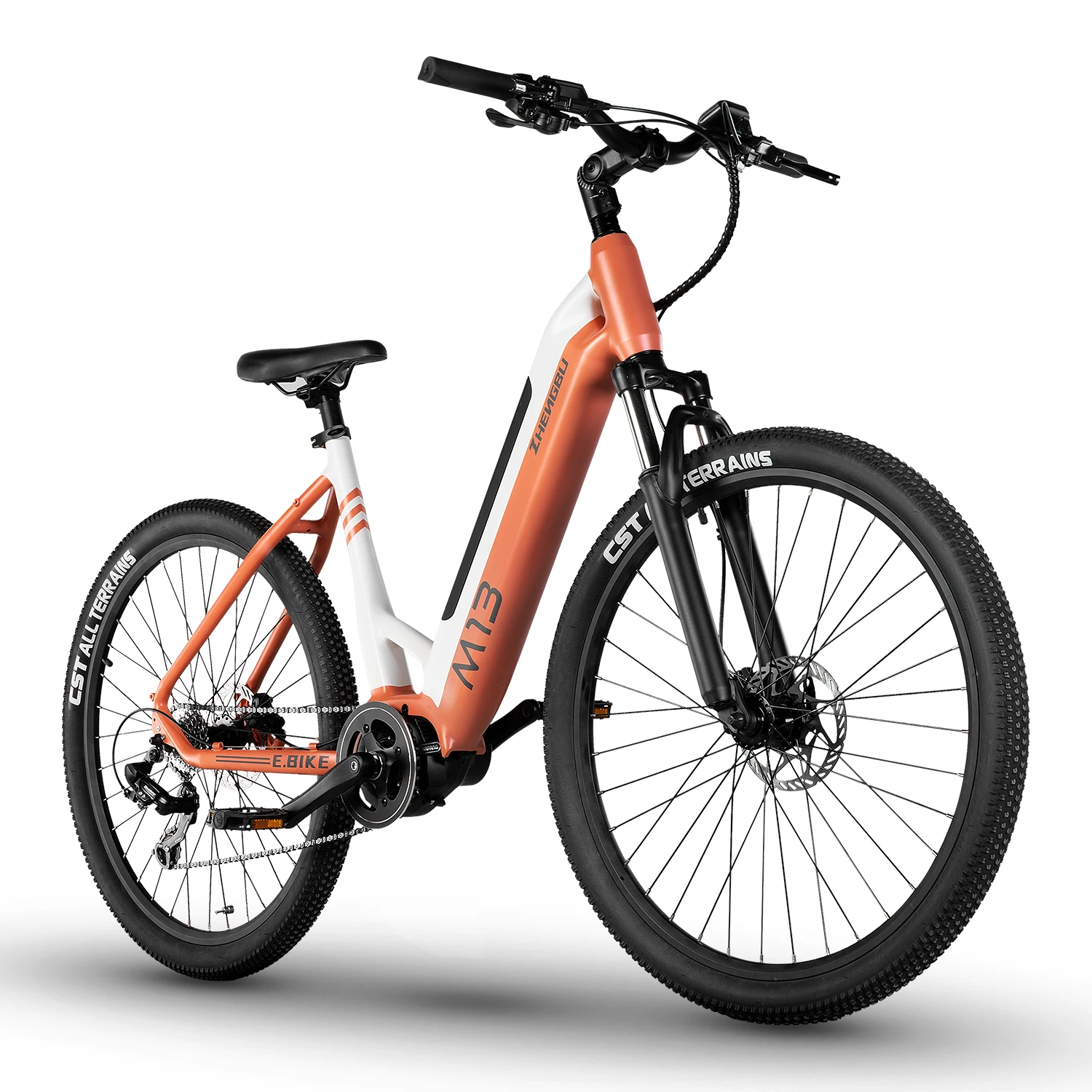 ZHENGBU Ebike Long Range Battery Mid Drive Motor