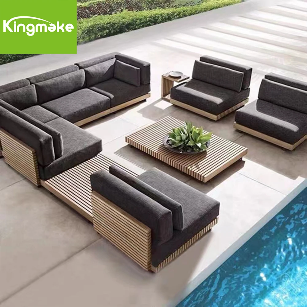 High End Garden Lounge Luxury Outdoor Furniture Sectional Solid Patio