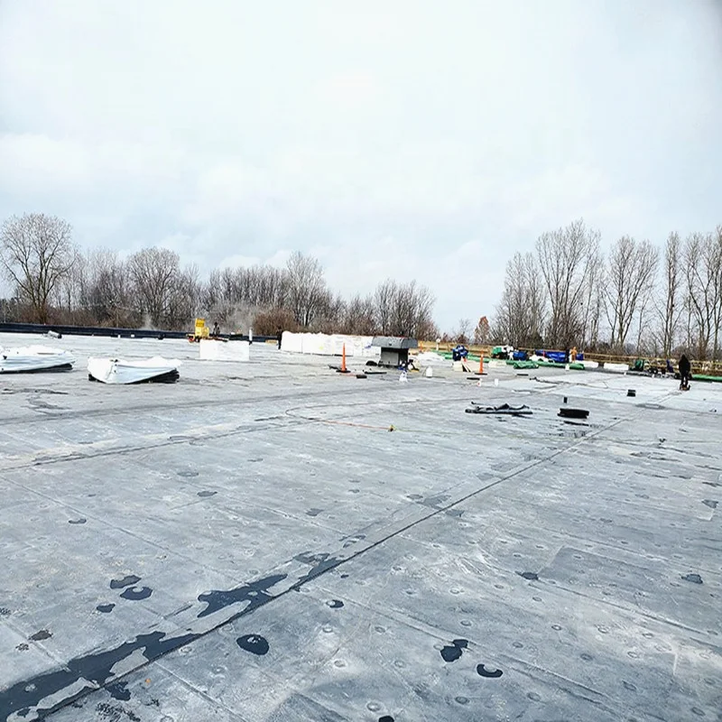 Waterstop Black Smooth 0.5mm-1.5mm EPDM Waterproofing Membrane Rubber Roofing for Foot Roof