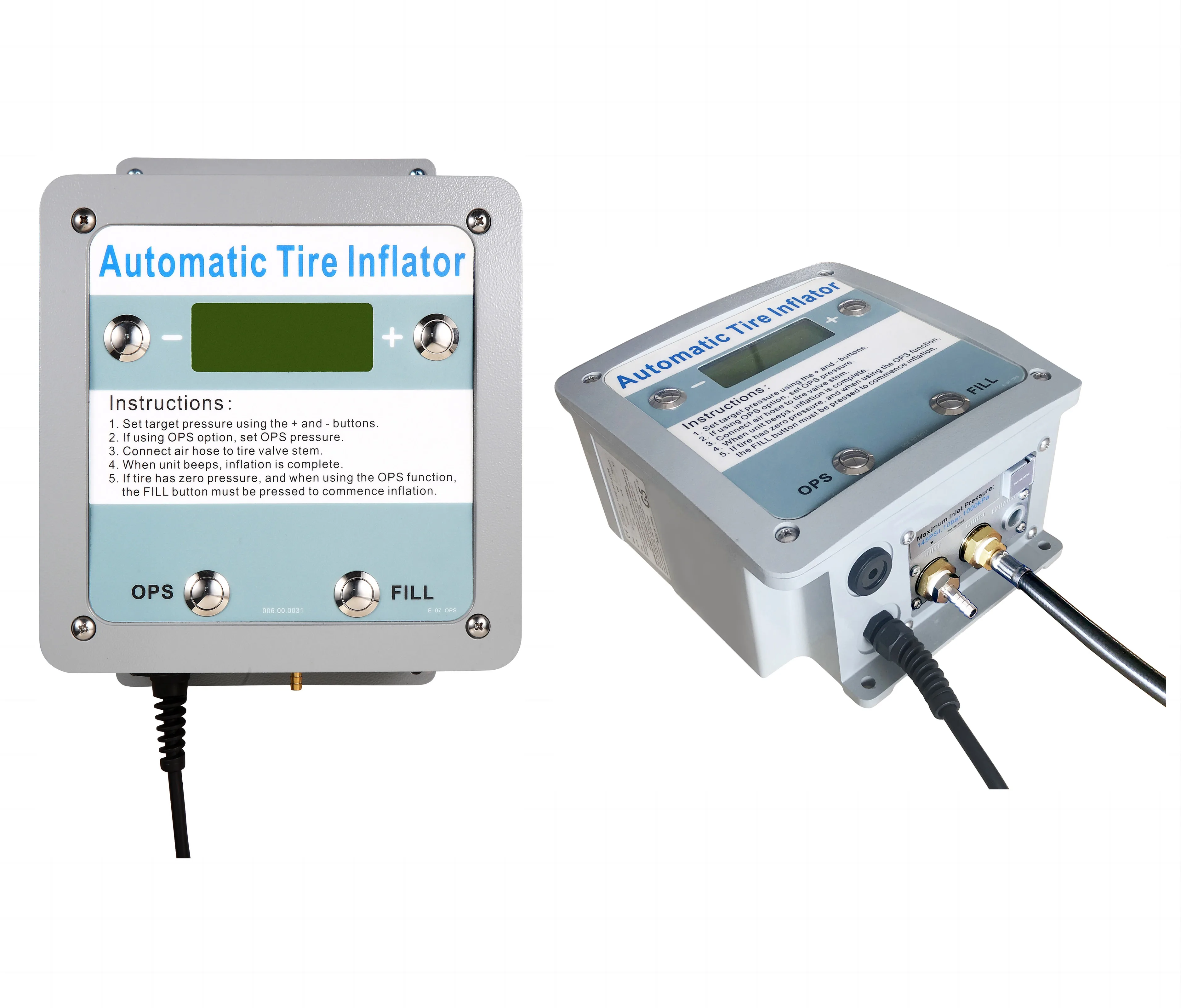 Automatic Tyre Inflation System For Car Tyres Air Filling Machines
