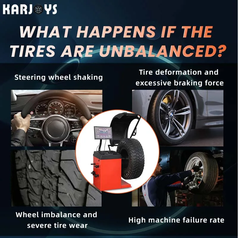 KJ-90ES Wheel Balancer Machine with CE Certified 200rpm Car Wheel Balancing for Auto Workshop