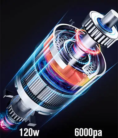 Домашняя портативная Вакуумная очистка для автомобиля, 6000 пылесос, пылесос для автомобиля