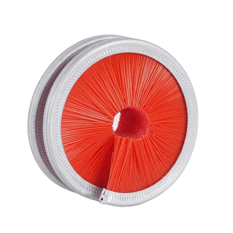 Spring Coil Rotary Inward Cleaning Polishing Inside Outward Ring Inner Chain Disk Industrial Cylinder Nylon Spiral Brush