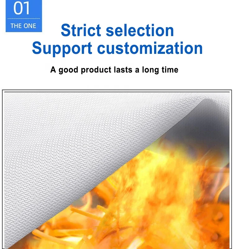 Fiberglass Emergency Fire Blanket Fireresistant And Proof For Home