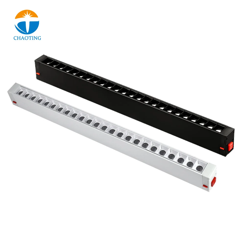 New Ceiling Rail Lighting Smart Dimmable Spotlight Commercial System Track Focus Lamp Led Magnetic Linear 18W Grille Spot Lights