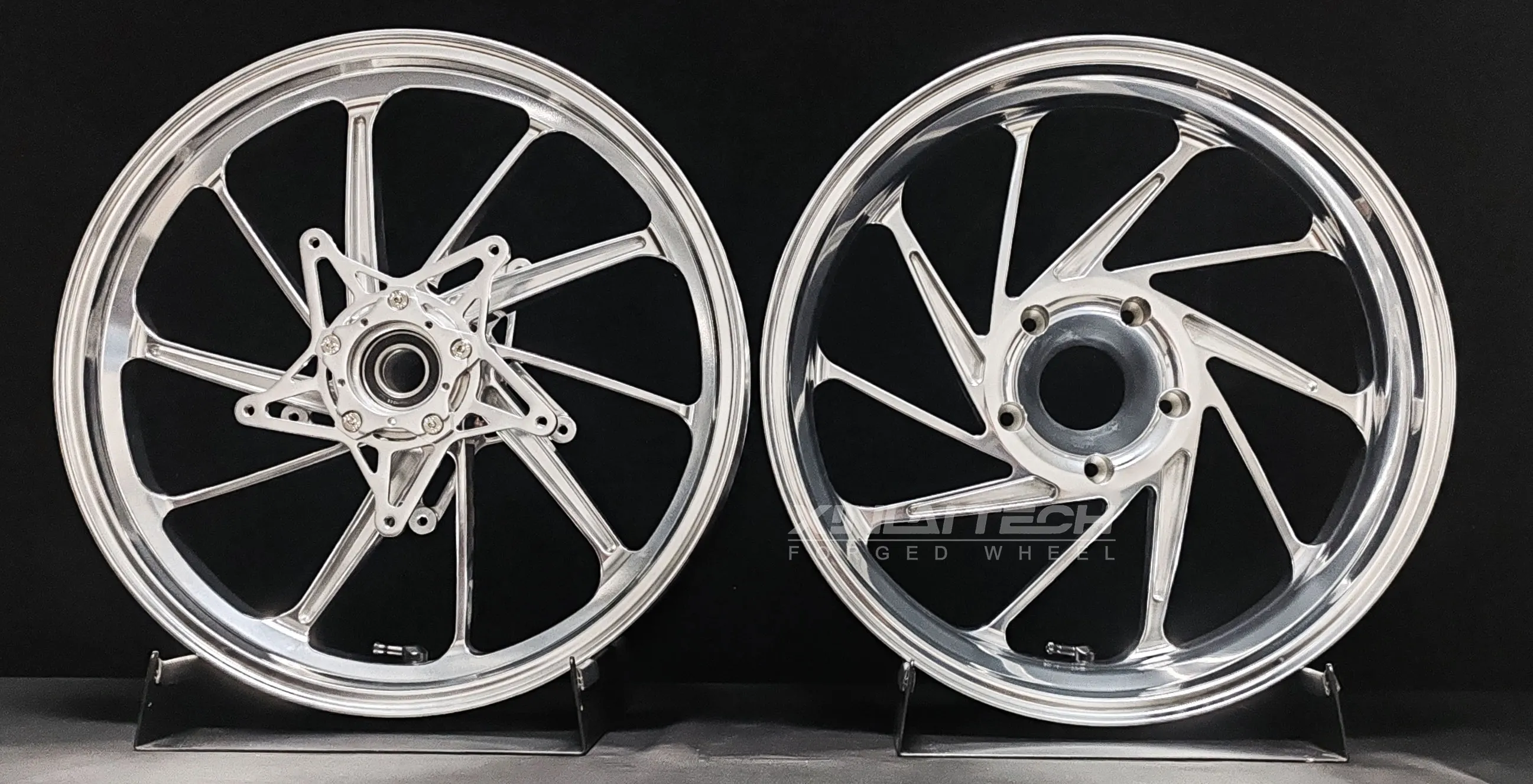 XL Forged Custom Anodized Motorcycle Wheels CNC Billet Alloy Rims for BMW R NineT Retro Racer Front Rear Wheel - Image 6
