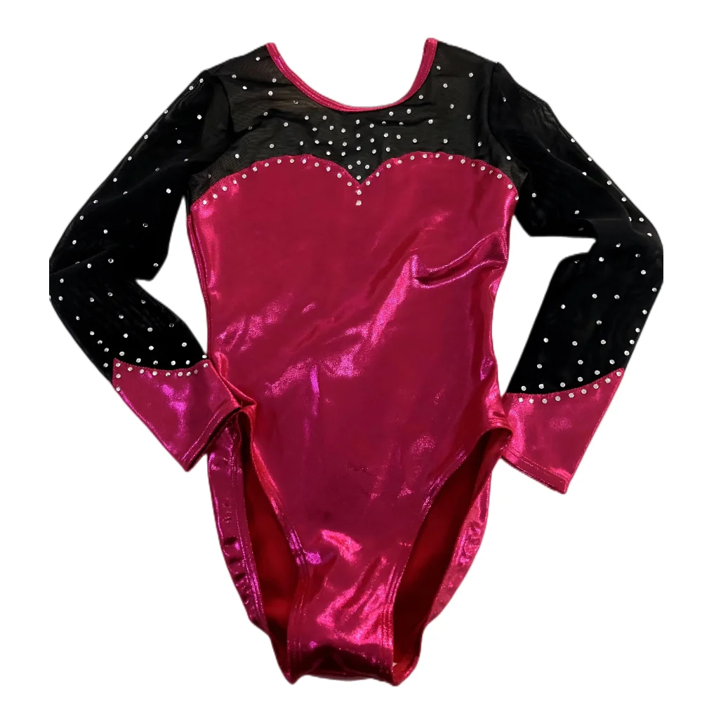 Rhinestone Leotard And Mystique Gym Leotards Competition Gymnastics