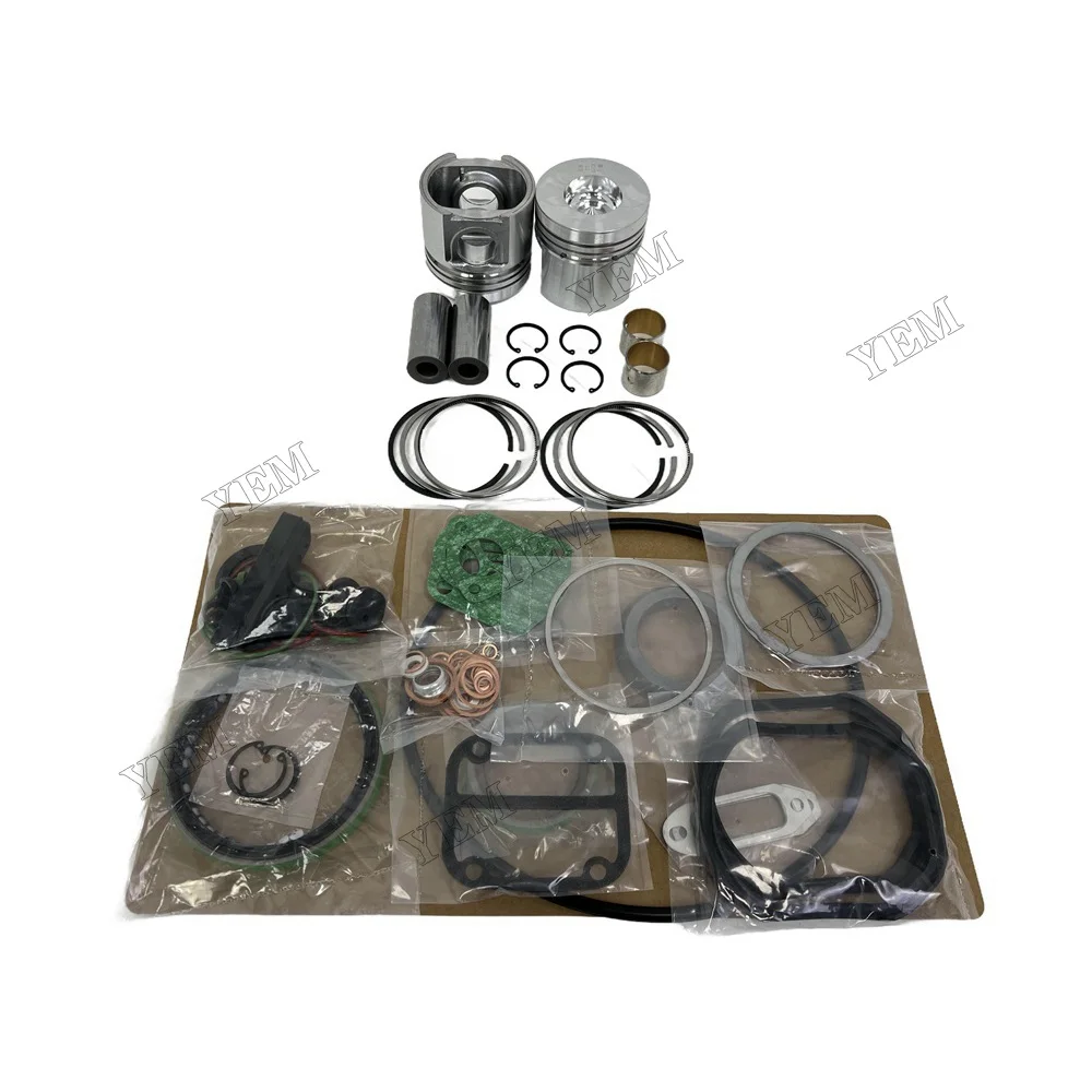 Rebuild Kit With Piston Ring Cylinder Gaskets Piston Fit for Deutz F2L511 Engine Parts