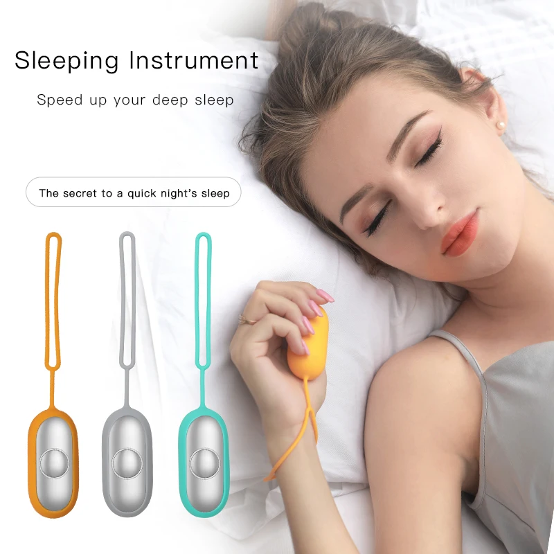 Mini Handheld Relaxation  Portable Sleep Instrument Microcurrent Ces Sleep Aid Device for Improved Sleep Anxiety and Relieving S