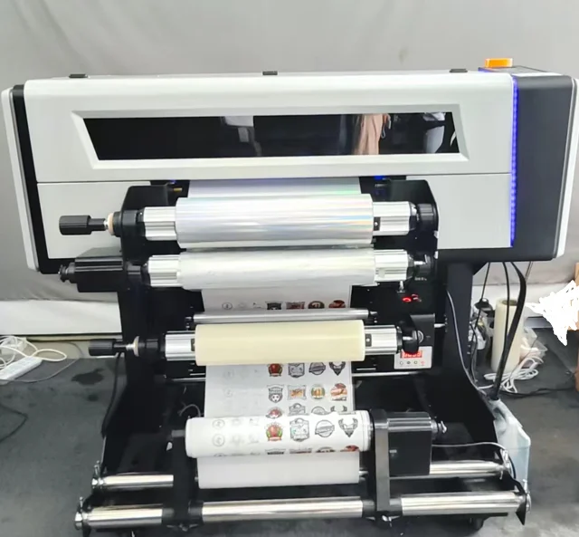 Hot selling A3 UV DTF printing machine A3 UV DTF sticker printer for Max.30cm width transfer AB film printing