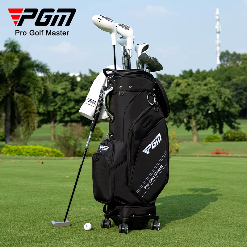 PGM QB154 Custom Golf Travel Bag: Hard Case with Wheels for Easy
