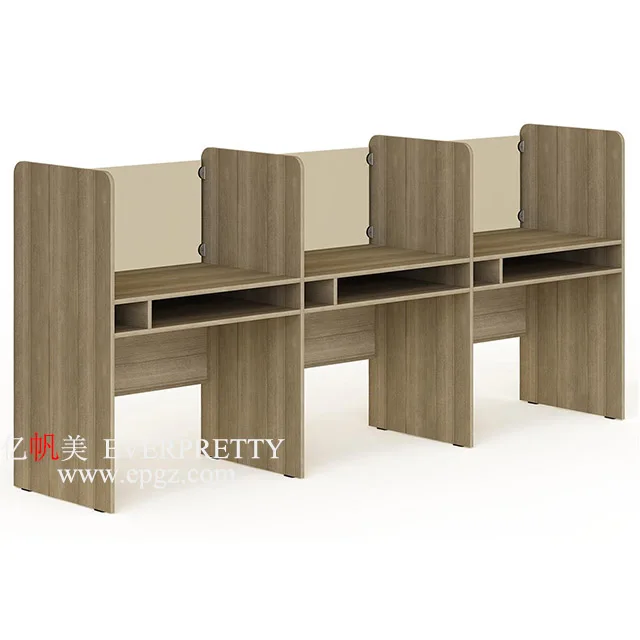 School Furniture Computer Classroom Computer Desk With CPU Holder