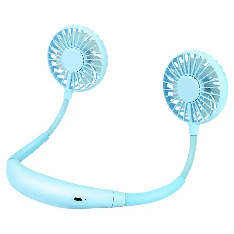 China high speed   HIgh  power fan mini portable  Wearable sports min fan