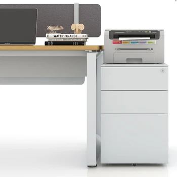 Popular Metal A4 File Movable Cabinet With 3 Drawers Office Mobile Pedestal for Filing Storage Mobile Filing Cabinet