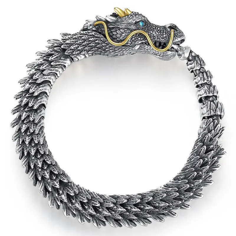 Chinese Dragon Bracelet - Handmade Bragon Bone Jewelry