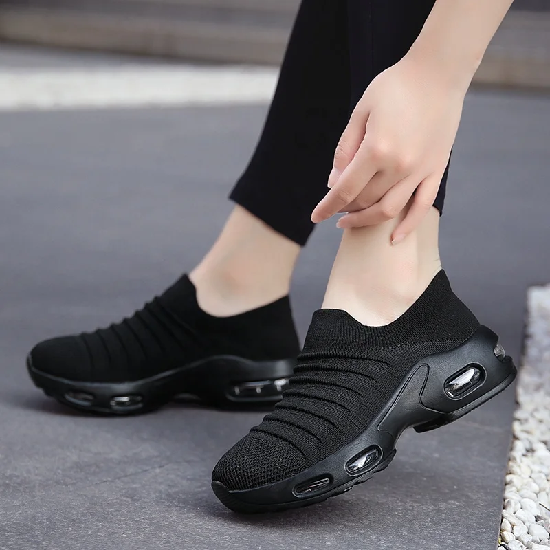 
 Женская спортивная обувь; Женские кроссовки; Уличная Повседневная обувь для бега; Модные Прогулочные кроссовки из дышащей сетки  