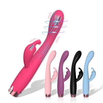 New rechargeable dual G-spot vibrator massage female masturbator