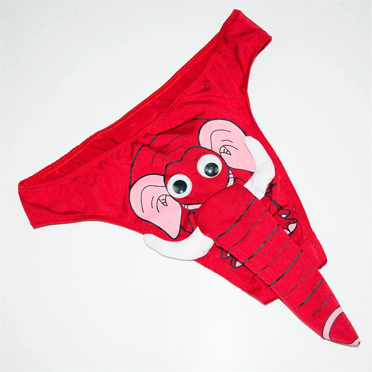 New elephant breathable sexy t-back red