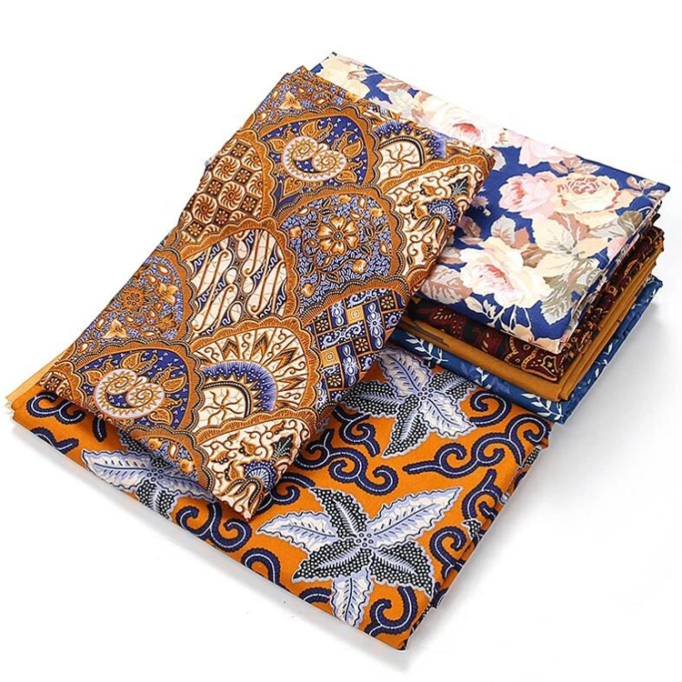 African Printed Cloth African Wax Cloth Pattern Double Sided 100% Polyester Printed Textile Fabric
