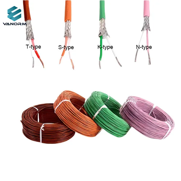 K-type Silicone Rubber Shielded Thermocouple