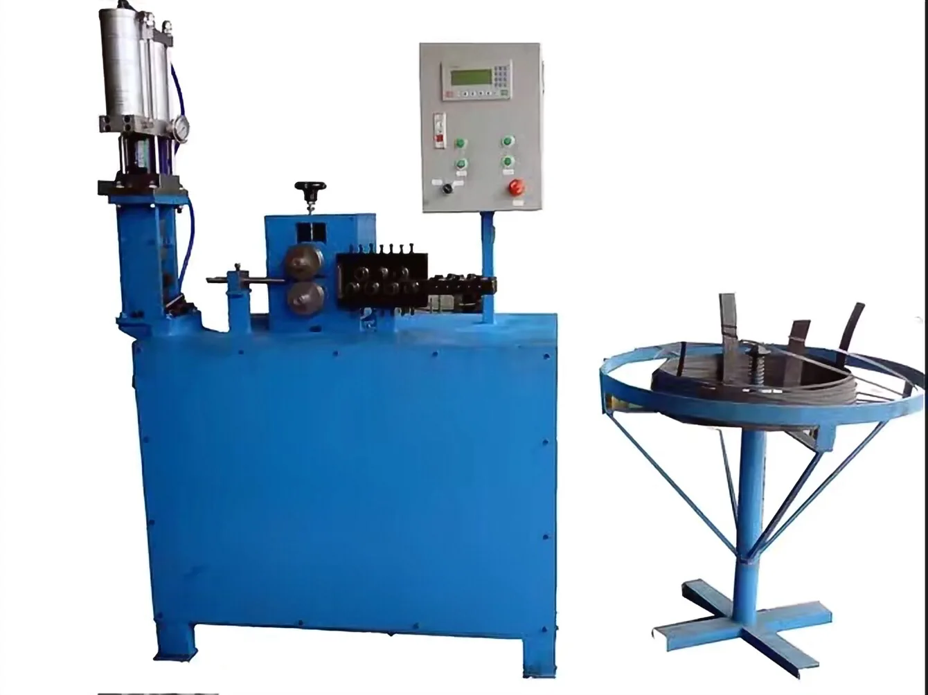 QIPANG Steel Wire Cutting PLC Control System Hydraulics Driving Straightening and Cutting Machine with Wire Straightening Roller