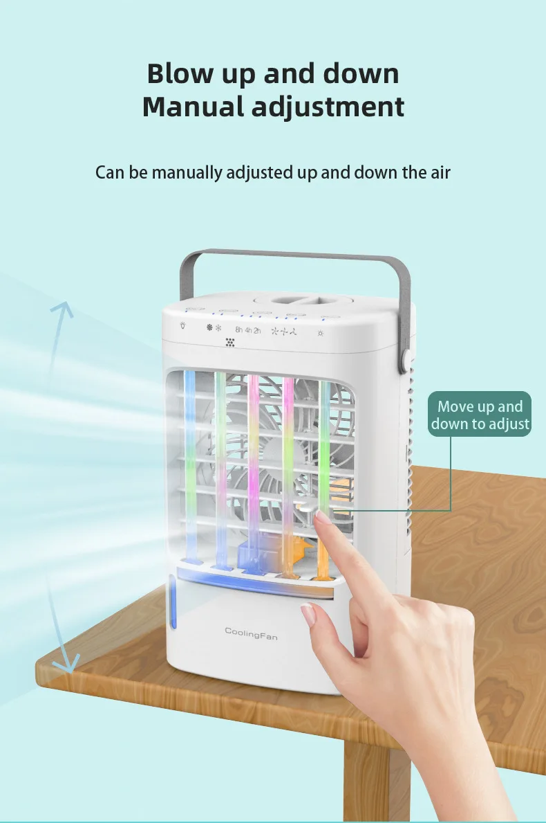 Desktop Small Air Conditioner, USB, Portable - detail 14