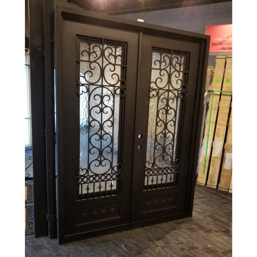Model Curtain System Cast Iron Pizza Oven Sliding Barn Door