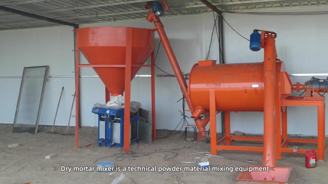 Durable Tile Adhesive Manufacturing Machine Wall Putty Making Machine Dry Motar Mixer Buy Dry