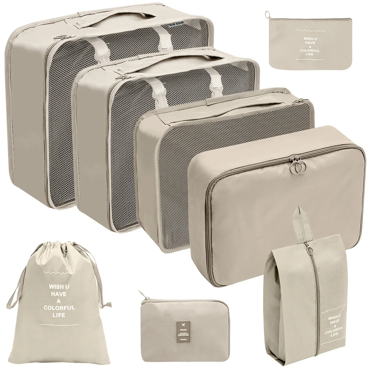 Wholesale Custom Clothes Travel Luggage Foldable Packing Storage Box Organizers for Travel Accessories