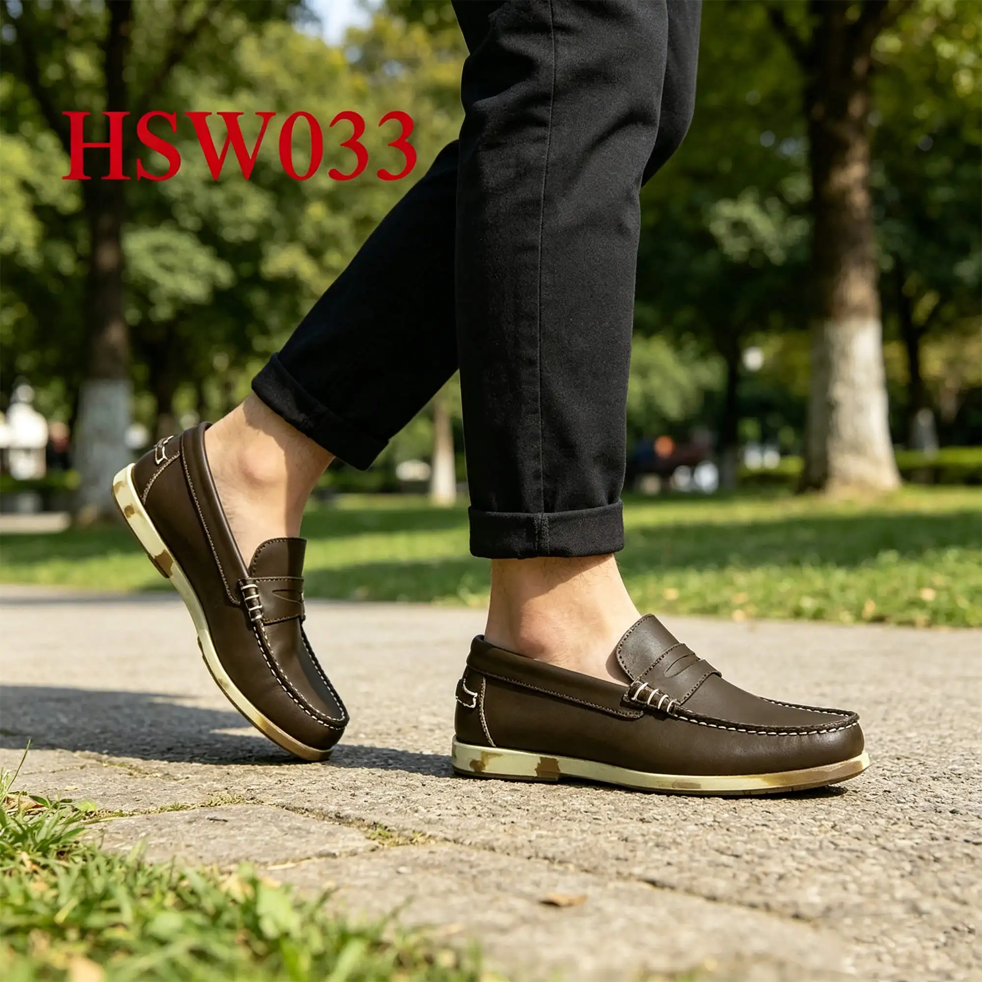 ZYF,Weekend Outing Hard Wear Colorful Rubber Outsole Boat Shoes Daily Collocations 20 Pairs Available Penny Shoes HSW033