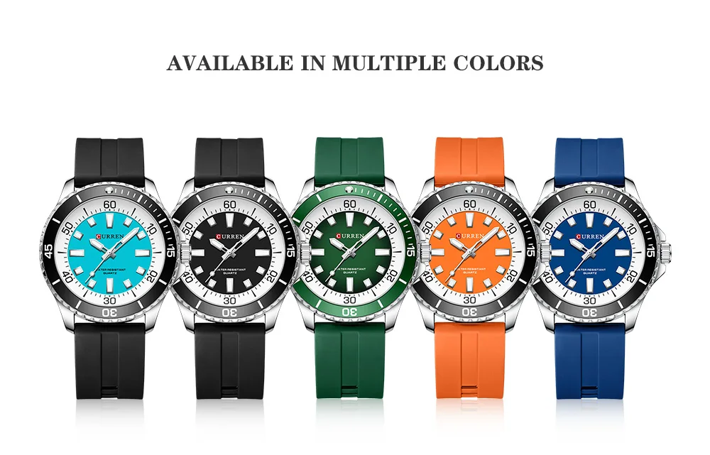 CURREN 8448 Waterproof Luminous Hands Wrist Luxury New Quartz Watches Men's Support montre homme Watches for men reloj