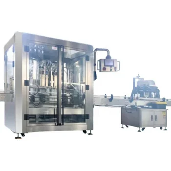 China Customized Automatic Servo Base Small Sanitizer Water Liquid Filling Machine