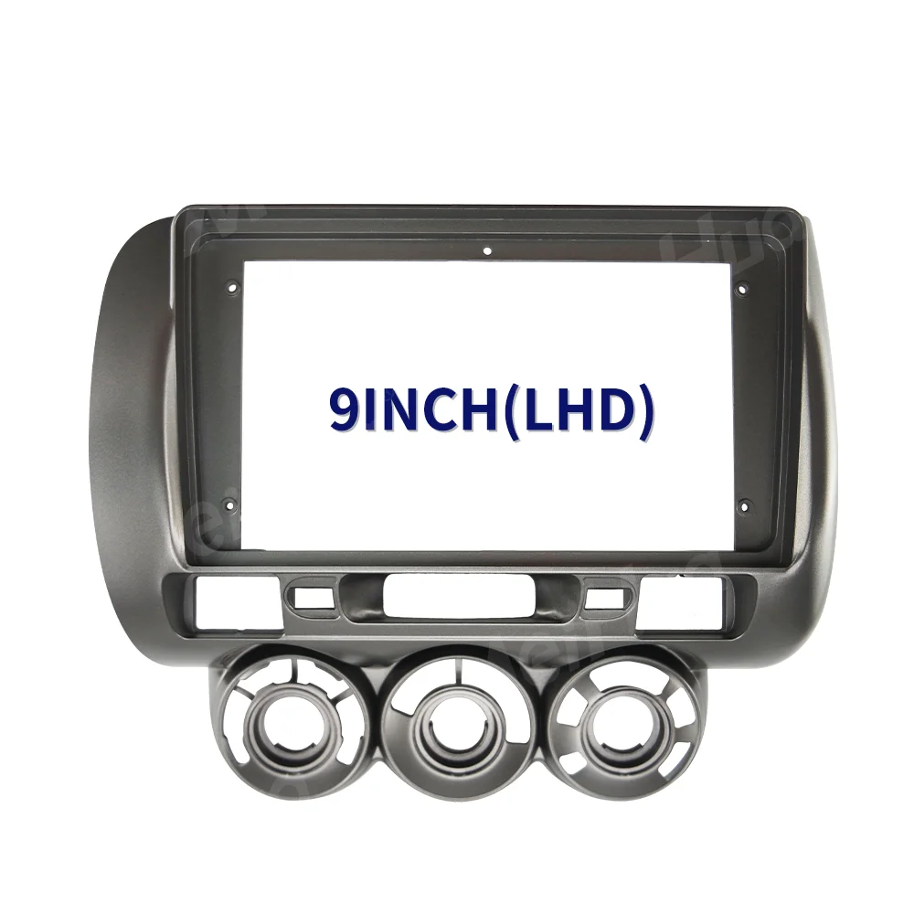 Meihua LHD Dashboard Car DVD Frame Dash Kits for Honda Fit Jazz 2004-2007 Interior Auto Accessories with Canbus Cable