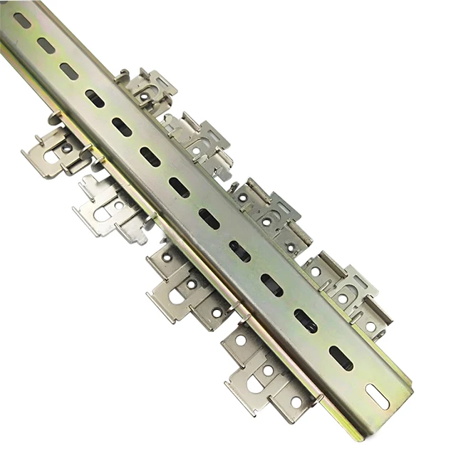 Kit De Montage Sur Rail DIN 35 Mm - Supports Pour Relais Statique Monophasé - Acier Inoxydable