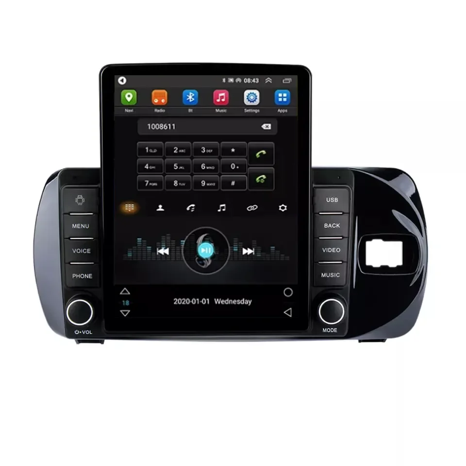 Android Car Video Car DVD Player for Toyota Vitz 2016 2017 2018 2019 2020 Stereo Android 4G LTE Car Multimedia System