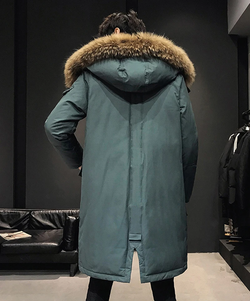 2024 Fashionable Thicken Jacket men Hooded Warm Lengthen Parka White duck down Hight Quality male New Winter Down Coat_voghion.com