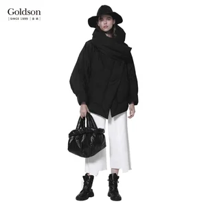 Famous Brand Ladies Long Duck Down Jacket for Women Plus Size Breathable Plain Dyed Finished Process