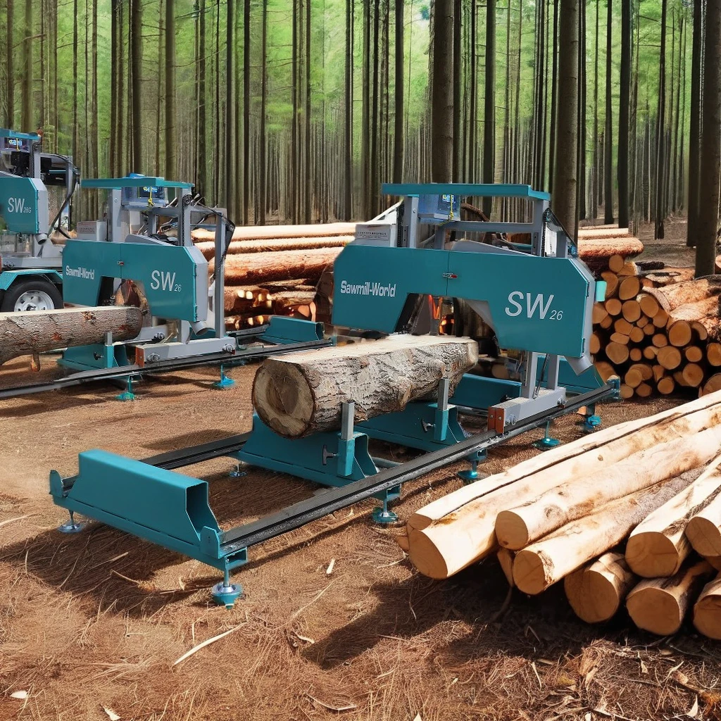 Alibaba.com: Forest Machinery Wood Saw Machines Mobile Portable ...