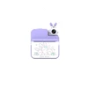Purple rabbit with print No memory card