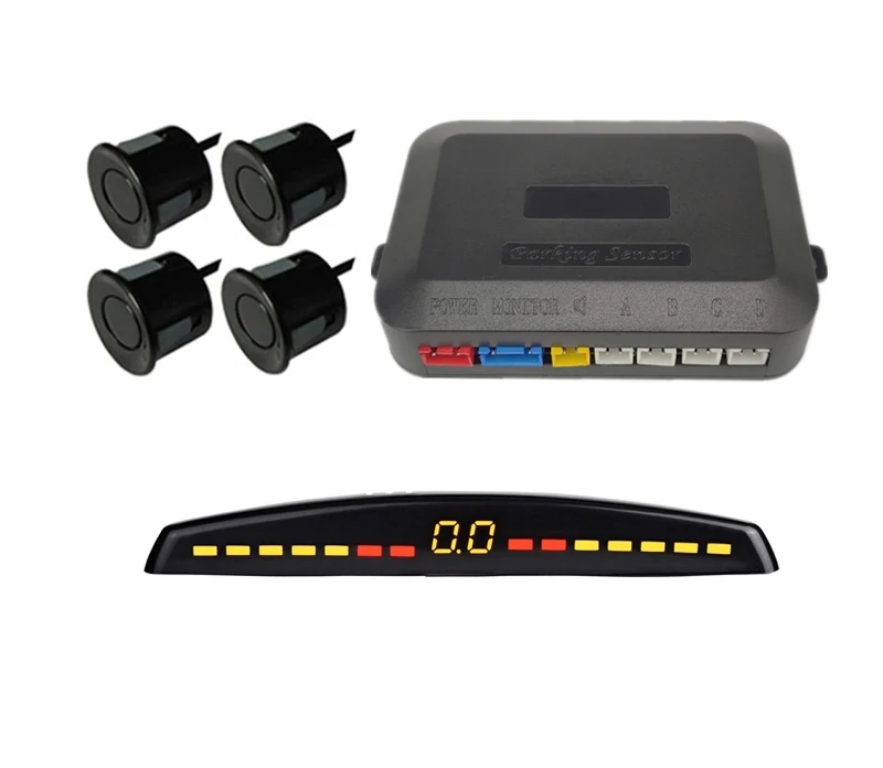 Car Video Parking Sensor With 4 Sensors Sensor Reverse Assistance